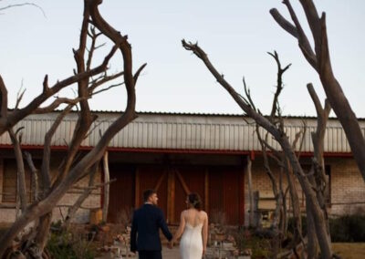 Bush Venue Outside View - Bride and Bridegroom - EventsBN